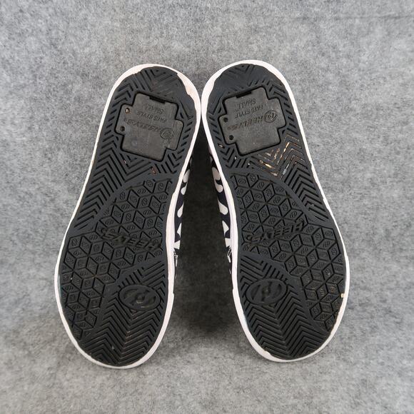 Heelys Shoes Kids Youth 4 Wheeled Sneakers Skate Pro 20 Print Flames Lace Up - Picture 13 of 15